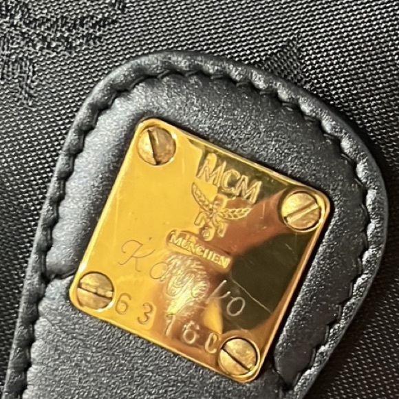 MCM Visetos Nylon Drawstring Backpack- Like New!! price back up in march❤️❤️ - Picture 12 of 12